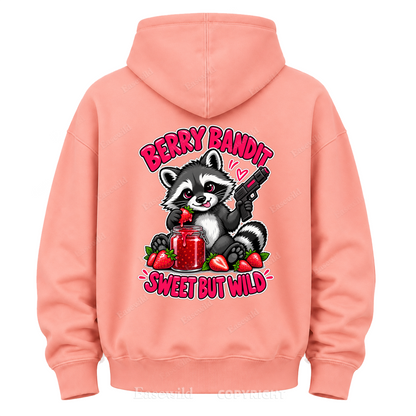 Berry Bandit Sweet But Wild Graphic Hoodie