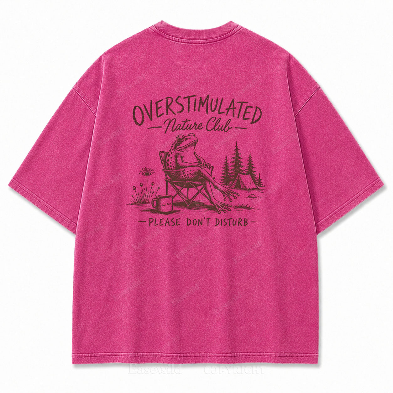 Overstimulated Nature Club Washed Print Tee