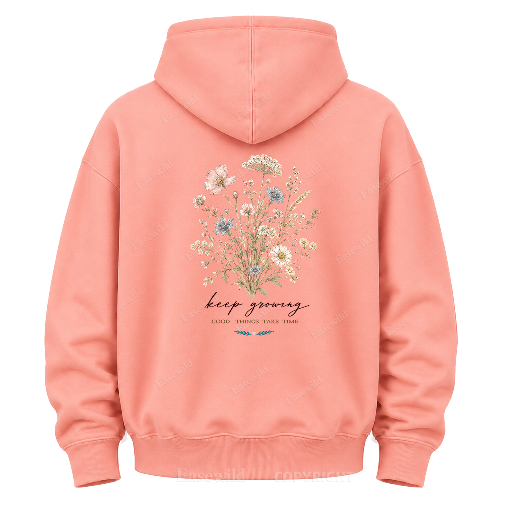 Keep Growing Wildflower Graphic Hoodie