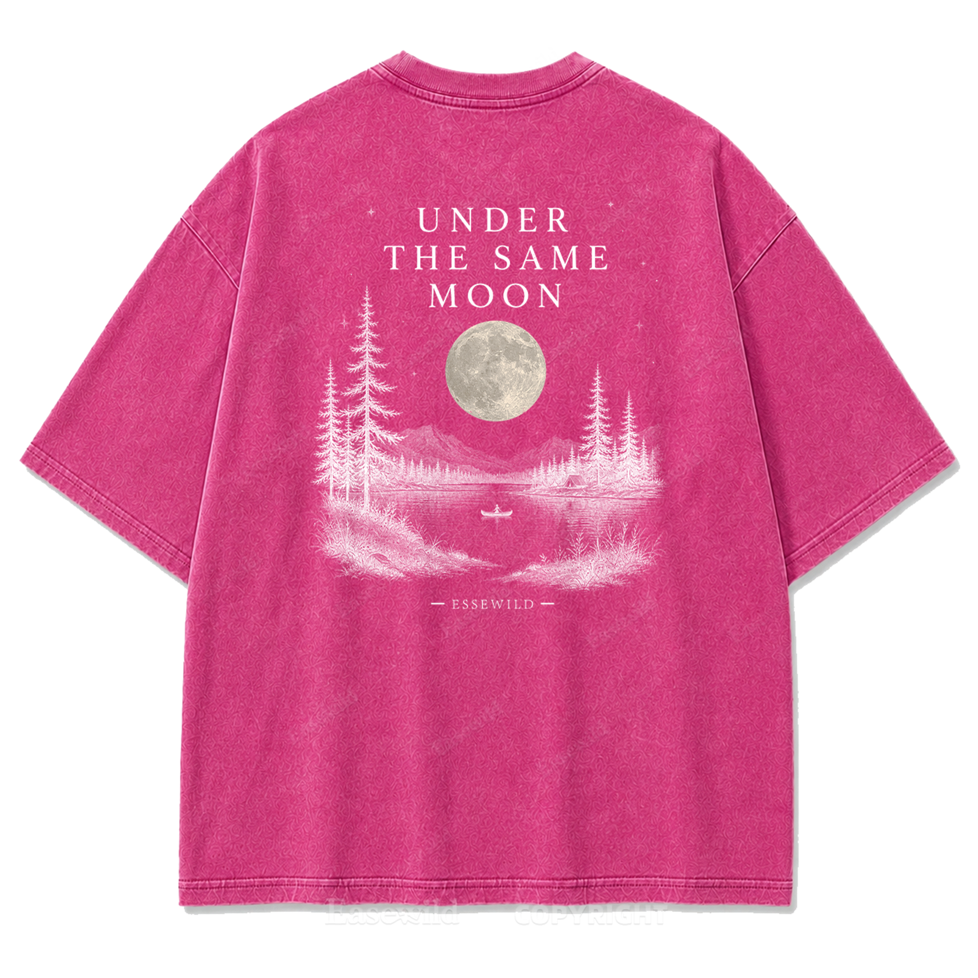 Moonlit Wilderness Washed Print Tee