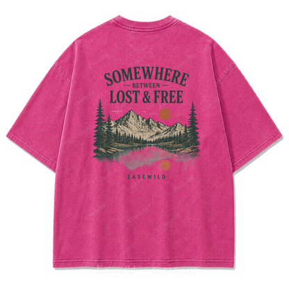 Wilderness Reflections Mountain Washed Print Tee