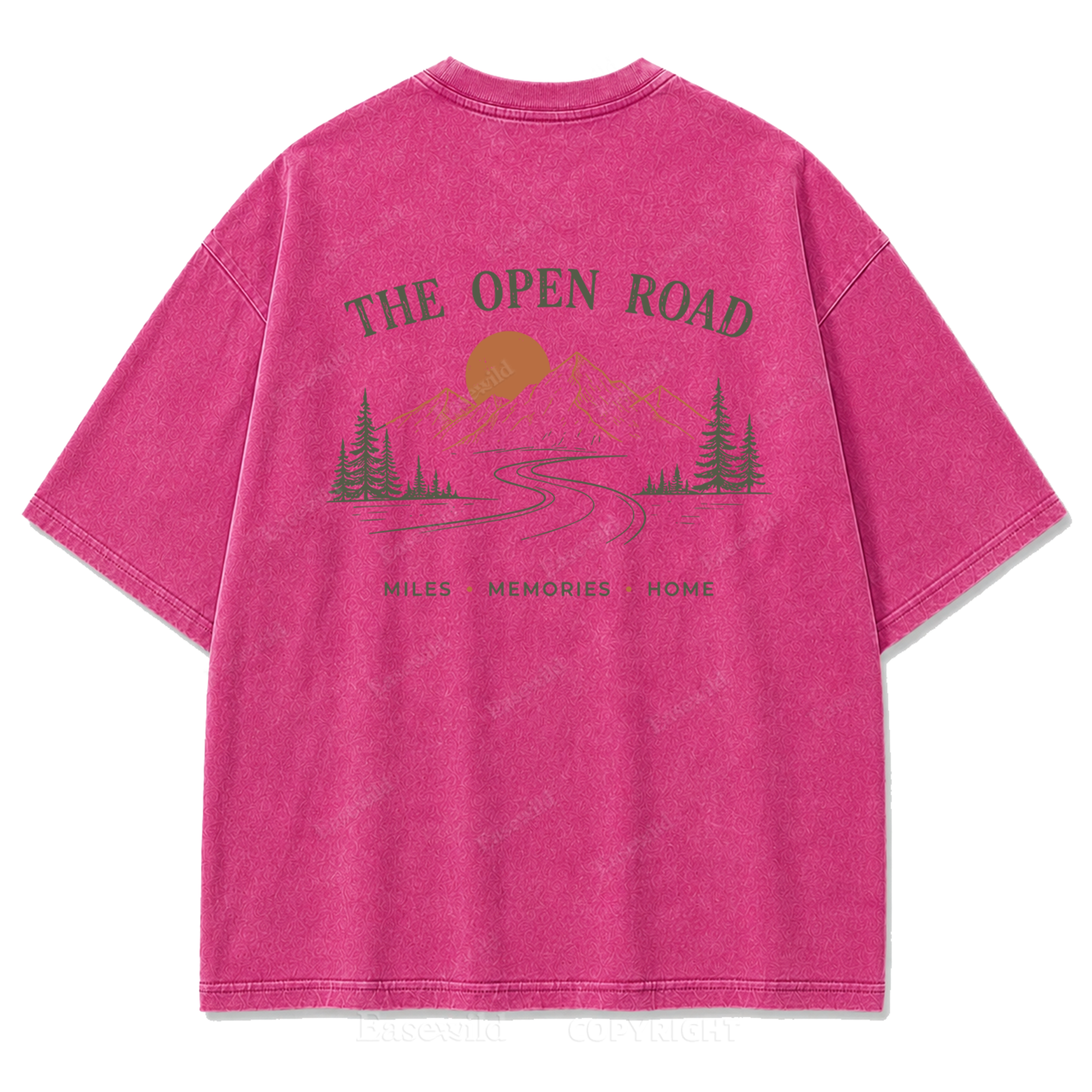 The Open Road Washed Print Tee