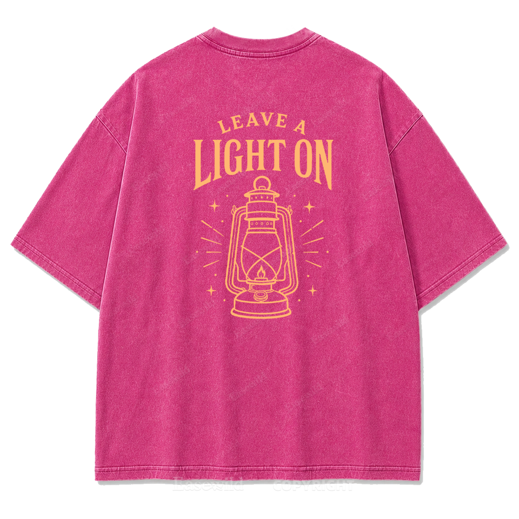 T-Shirt mit „Leave A Light On“-Grafikprint