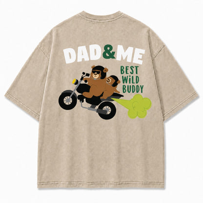 Dad & Me Wild Buddy Washed T-Shirt