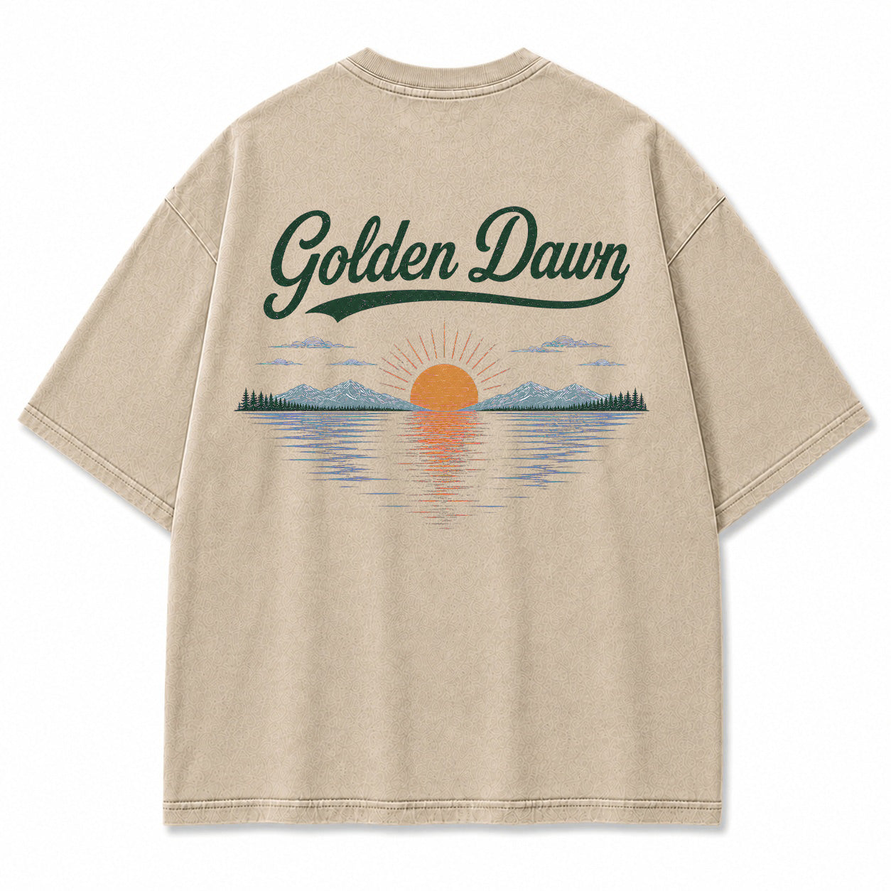 Golden Dawn Lake Graphic T-Shirt