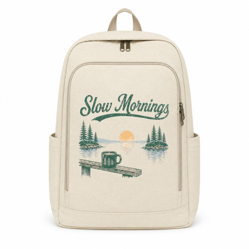 Slow Morning Graphic Backpack