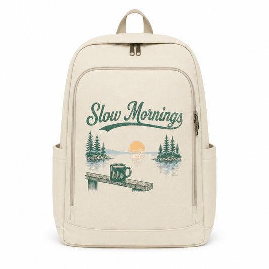 Slow Morning Graphic Backpack