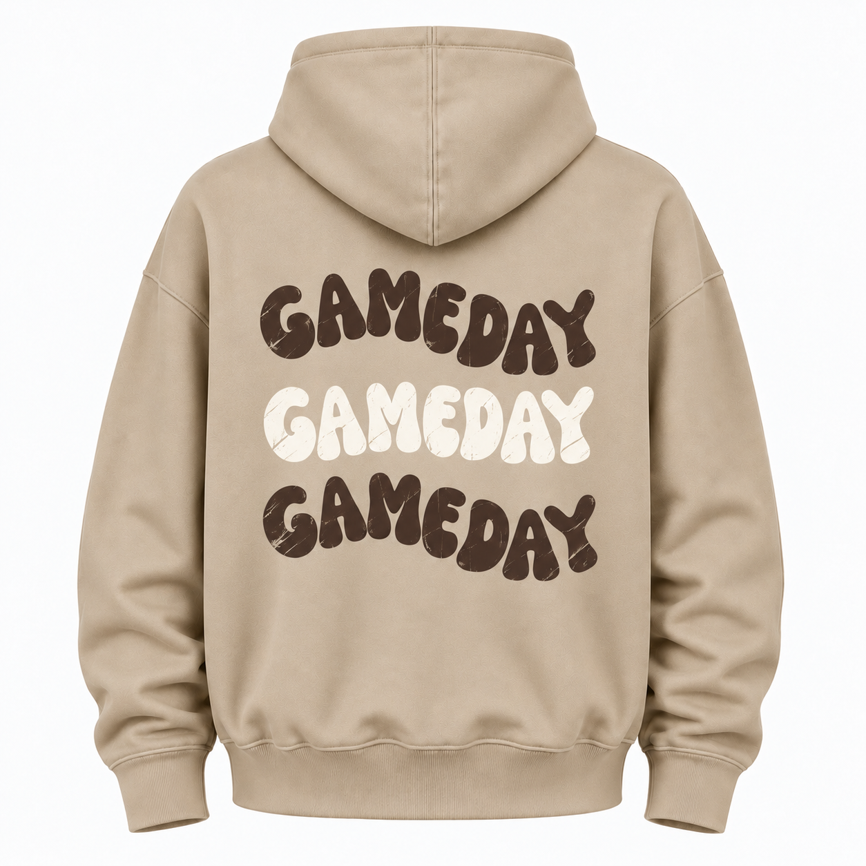 Game Day Baseball Stitch Graphic Hoodie