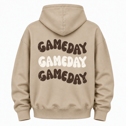 Game Day Baseball Stitch Graphic Hoodie
