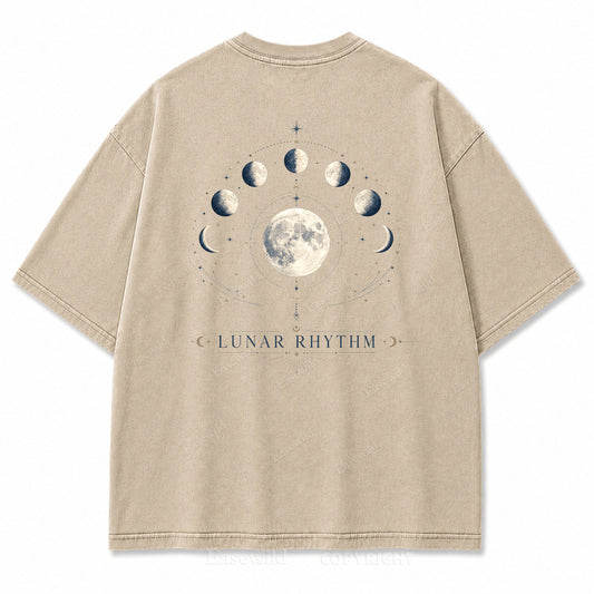 Moon Phase Archive Celestial Graphic T-Shirt
