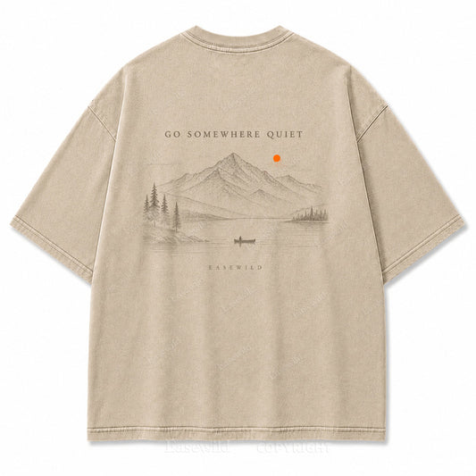 Quiet Alpine Lake Graphic T-Shirt