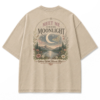 Lunar Lake Wildflower Washed Print Tee