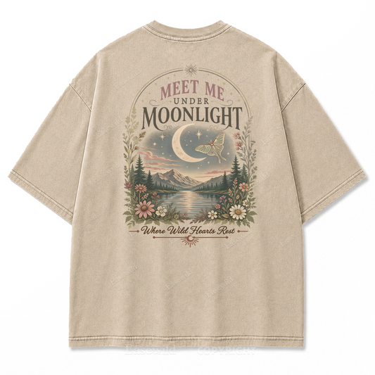 Lunar Lake Wildflower Washed Print Tee