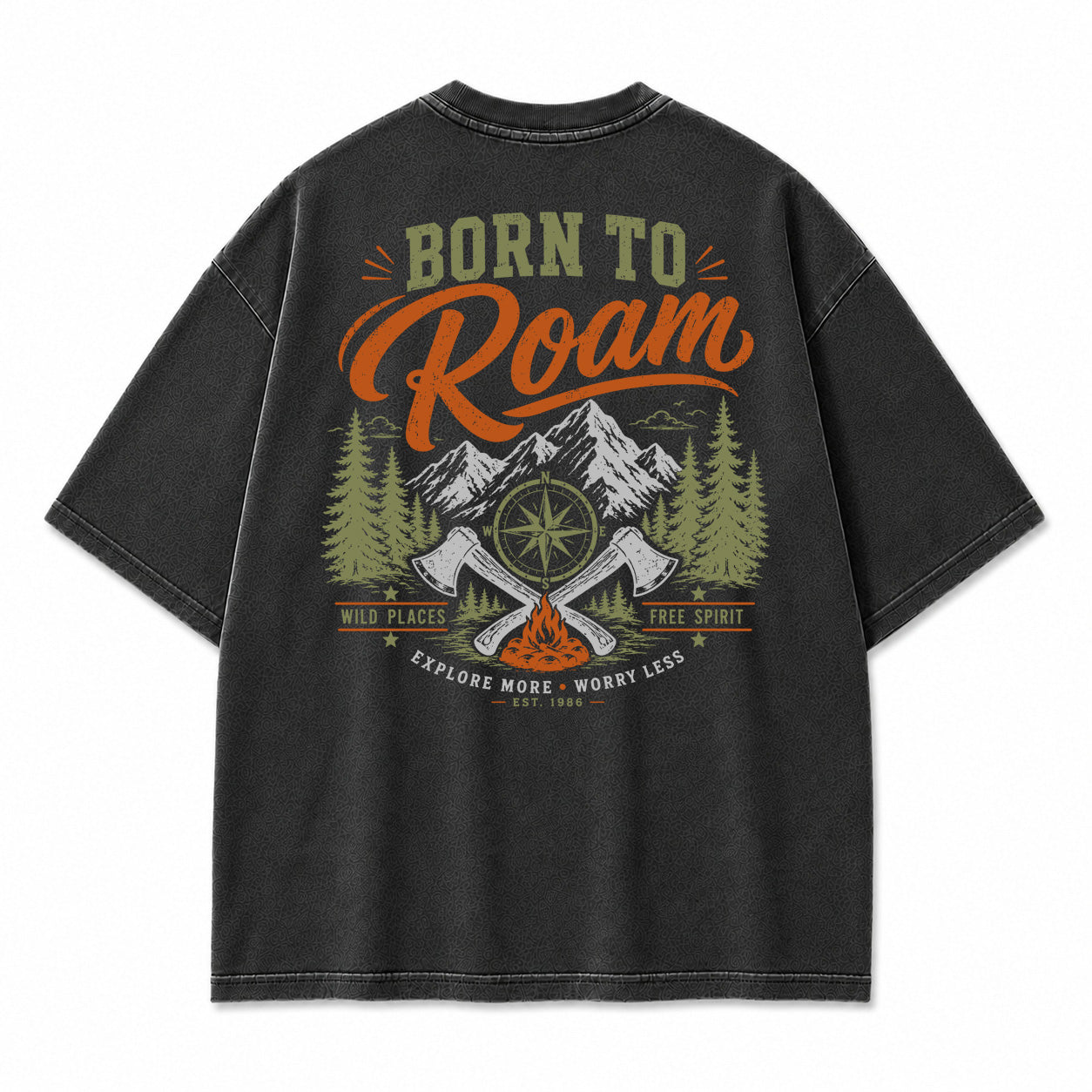 Born To Roam Graphic T-Shirt