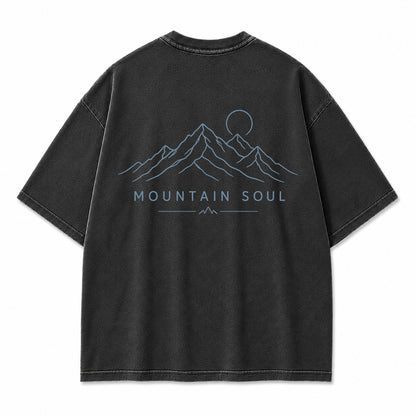 Mountain Soul Minimal Graphic T-Shirt