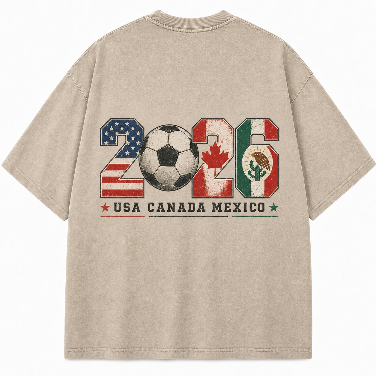 2026 Global Soccer Washed T-Shirt