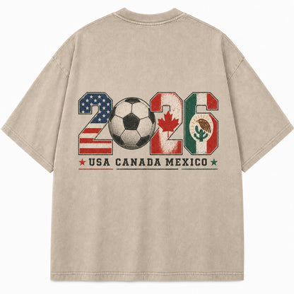 2026 Global Soccer Washed T-Shirt