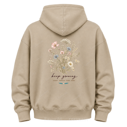 Keep Growing Wildflower Graphic Hoodie