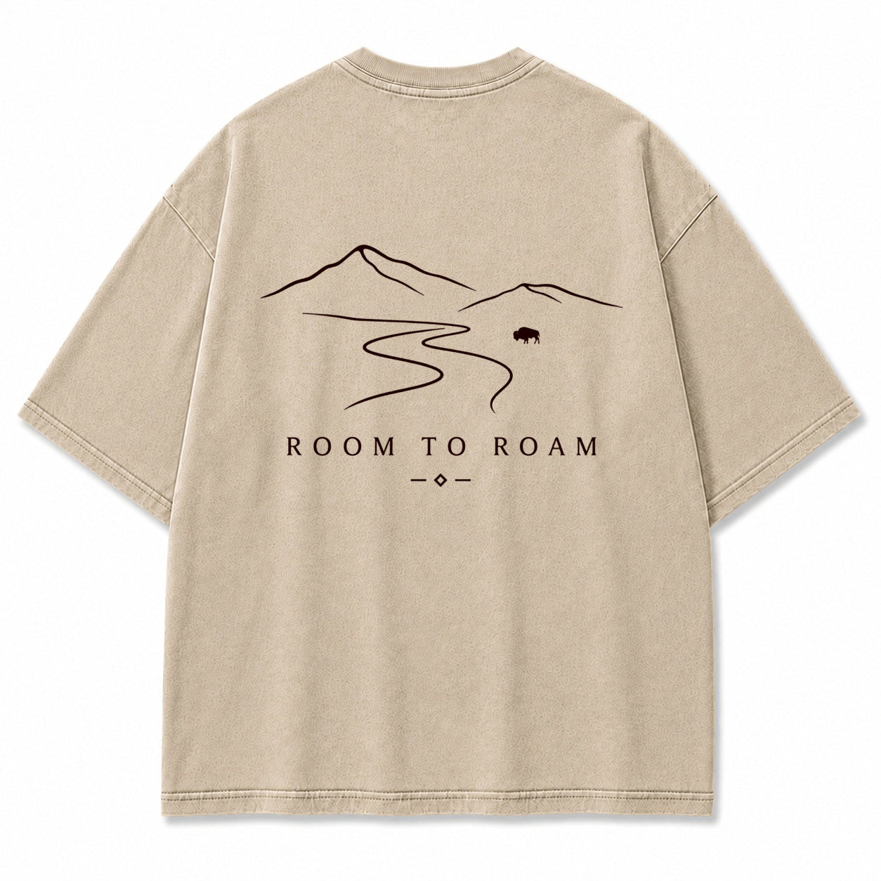 Room to Roam Mountain Bison Graphic T-Shirt