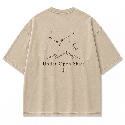 Under Open Skies Washed Print Tee