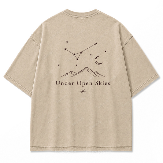 Under Open Skies Washed Print Tee