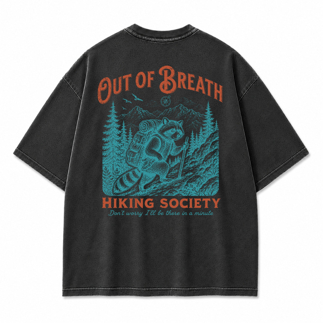 Out of Breath Hiking Society Graphic T-Shirt