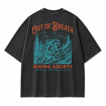 Out of Breath Hiking Society Graphic T-Shirt