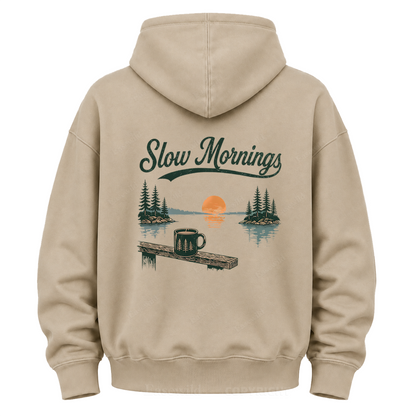 Morgenstunden am See Grafik-Hoodie
