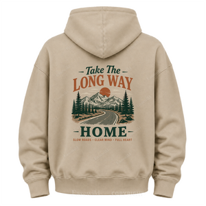 Take the Long Way Home Graphic Hoodie