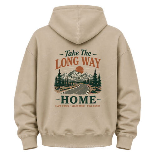 Take the Long Way Home Graphic Hoodie