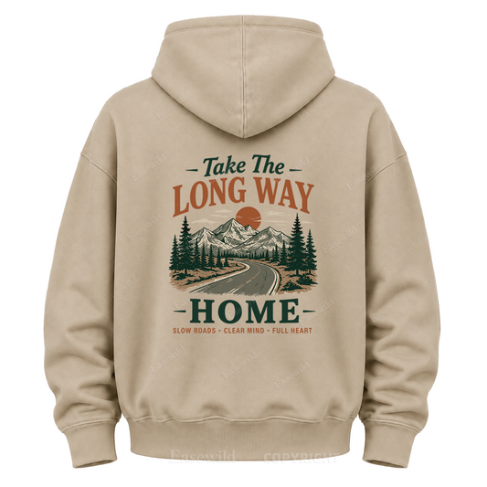 Take the Long Way Home Graphic Hoodie