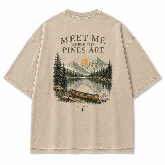 Pine Lake Escape Graphic T-Shirt