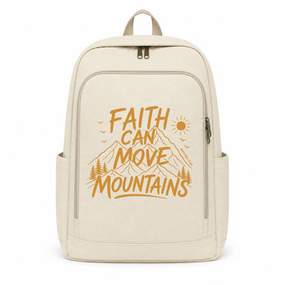 Faith Can Move Mountains Graphic Backpack