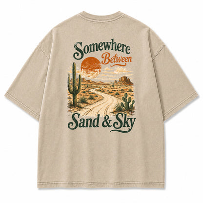 Somewhere Between Sand & Sky Graphic T-Shirt