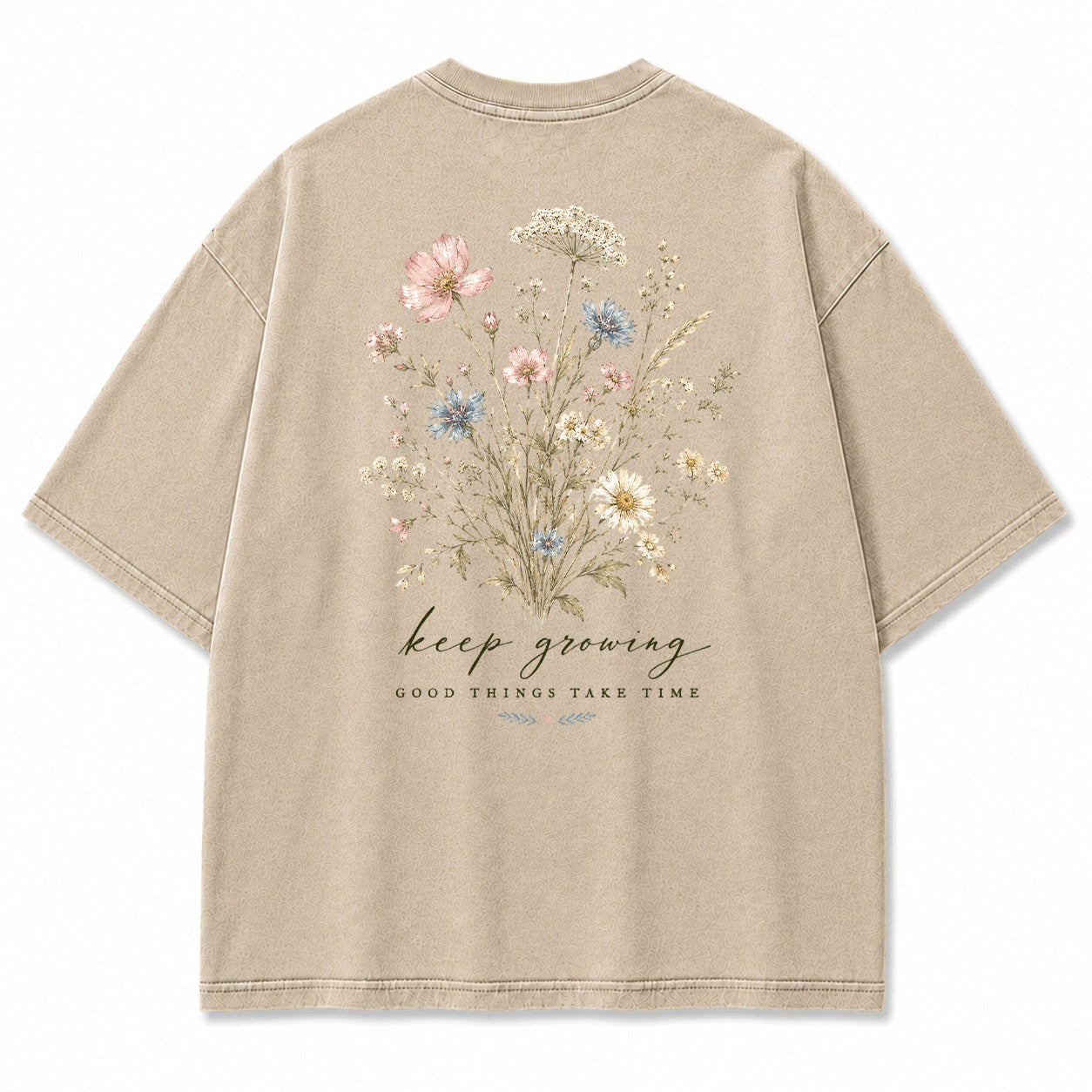 Keep Growing Floral Graphic T-Shirt