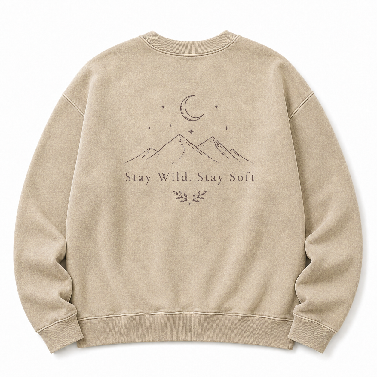 Stay Wild Stay Soft Washed Graphic Sweatshirt