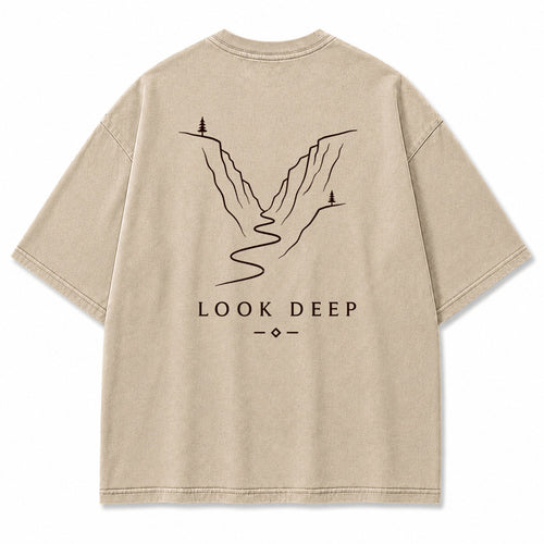 Look Deep Canyon River Graphic T-Shirt