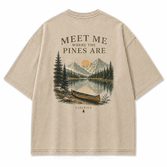 Pine Lake Escape Graphic T-Shirt