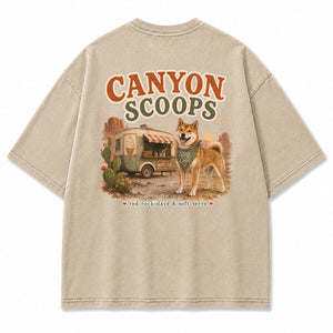 Canyon Scoops Shiba Inu Graphic T-Shirt