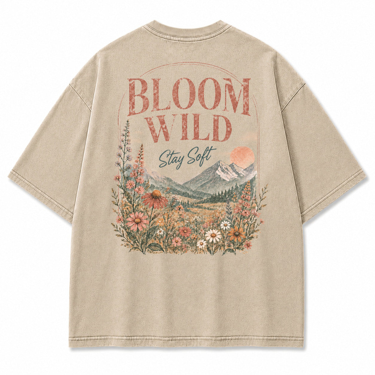 Wild Blossom Mountain Meadow Graphic T-Shirt