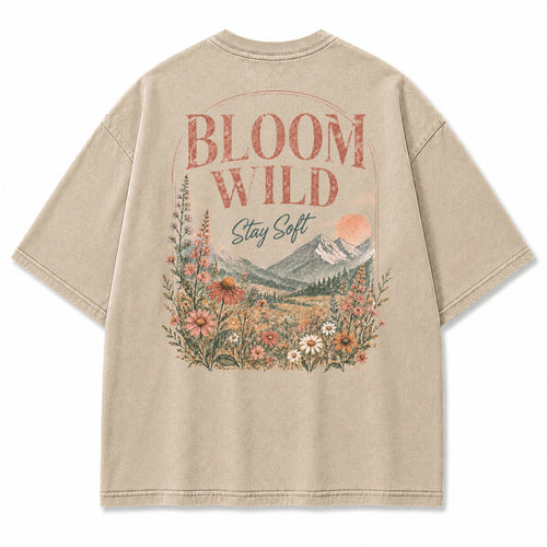Wild Blossom Mountain Meadow Graphic T-Shirt