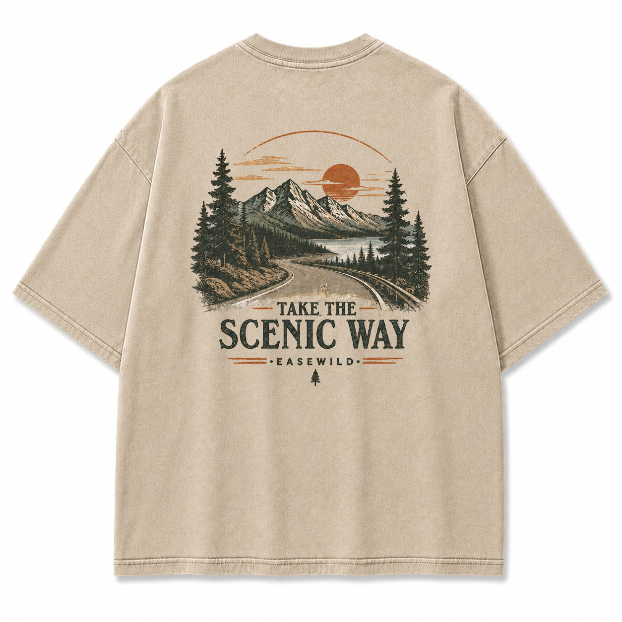 Scenic Ridge Journey Graphic T-Shirt