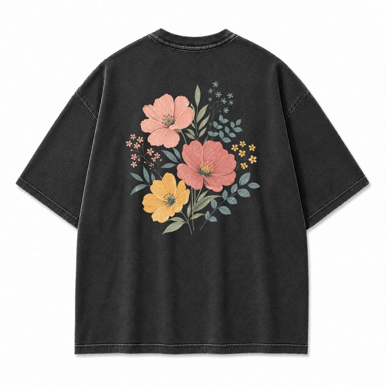 Soft Bloom Floral Graphic T-Shirt