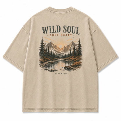 Wild Soul Mountain River Graphic T-Shirt