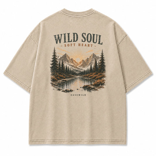 Wild Soul Mountain River Graphic T-Shirt