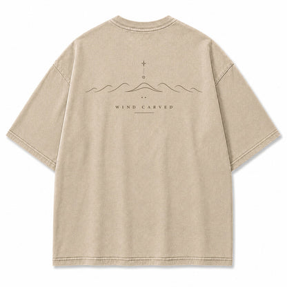 Wind Carved Desert Horizon Graphic T-Shirt