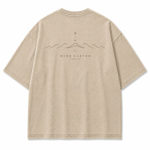 Wind Carved Desert Horizon Graphic T-Shirt
