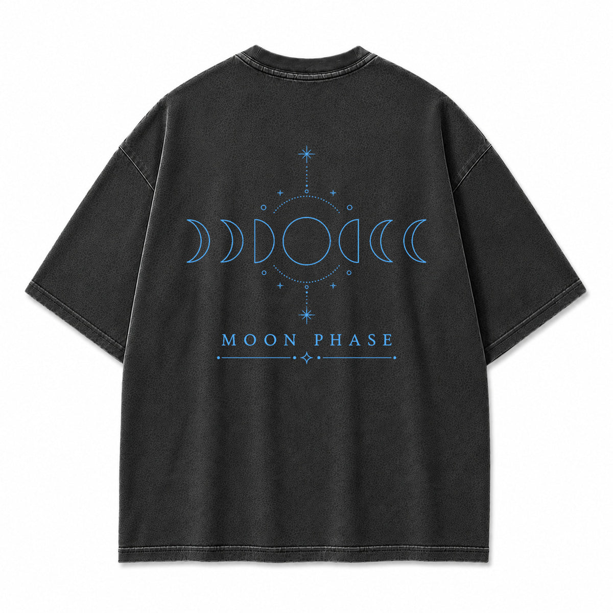 Moon Phase Minimal Washed Print Tee
