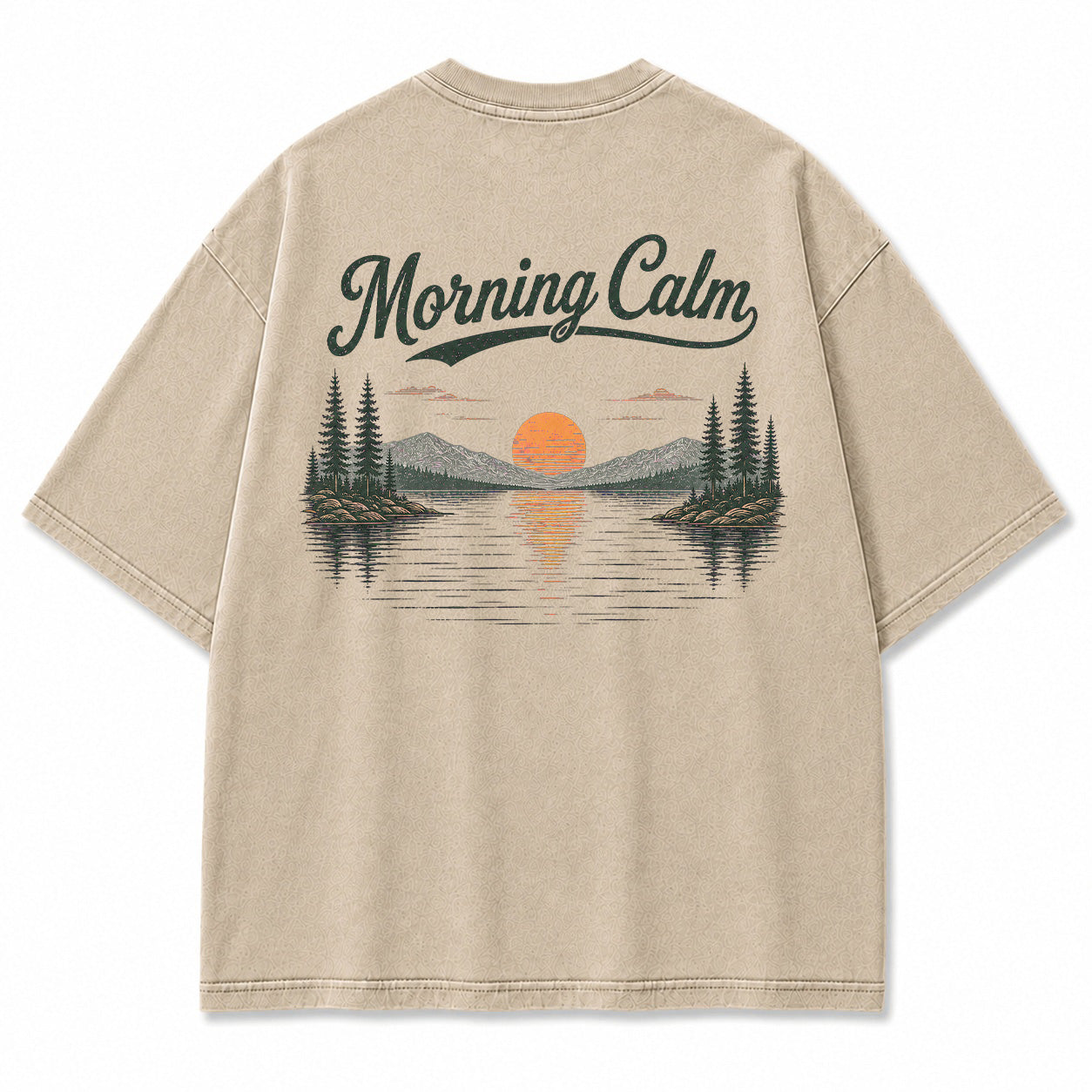 Morning Calm Lake Graphic T-Shirt