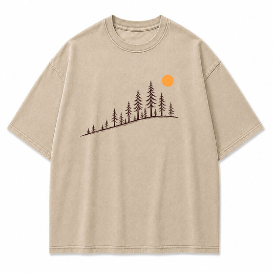 Pine Ridge Sunset Graphic T-Shirt